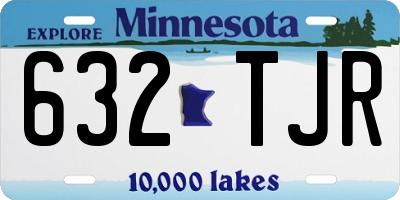 MN license plate 632TJR