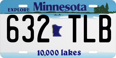 MN license plate 632TLB