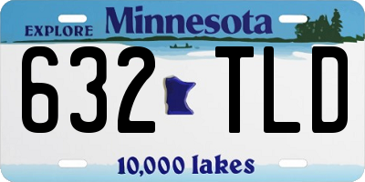MN license plate 632TLD