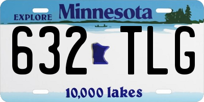 MN license plate 632TLG
