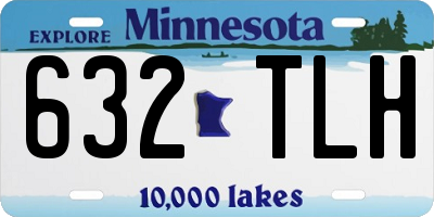 MN license plate 632TLH