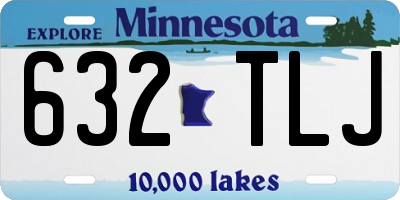 MN license plate 632TLJ