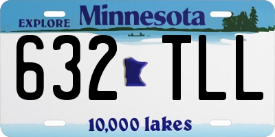 MN license plate 632TLL