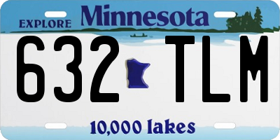 MN license plate 632TLM