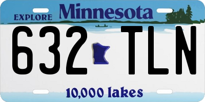 MN license plate 632TLN