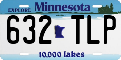 MN license plate 632TLP