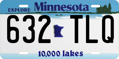 MN license plate 632TLQ