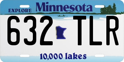 MN license plate 632TLR