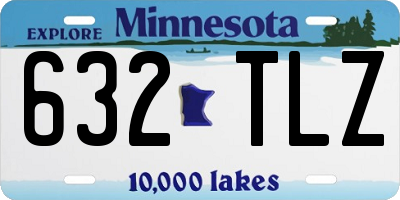 MN license plate 632TLZ