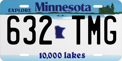 MN license plate 632TMG