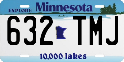 MN license plate 632TMJ