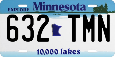 MN license plate 632TMN