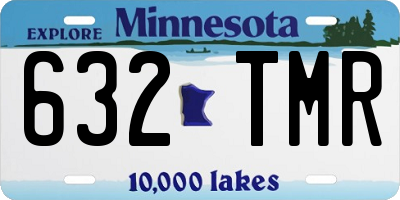 MN license plate 632TMR
