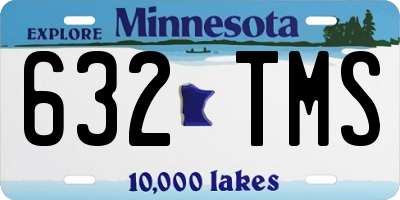 MN license plate 632TMS
