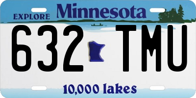 MN license plate 632TMU