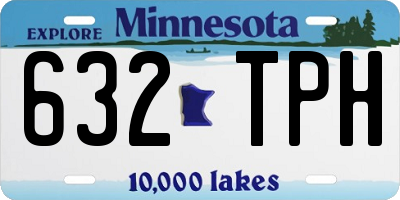 MN license plate 632TPH