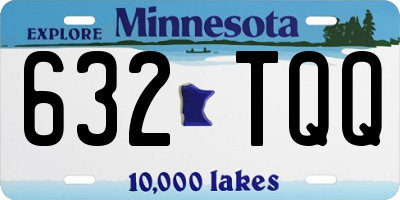 MN license plate 632TQQ