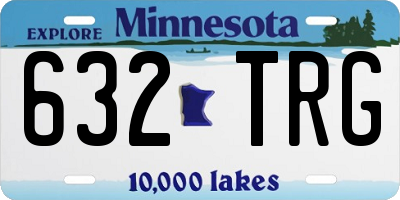 MN license plate 632TRG