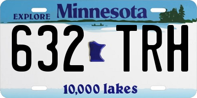 MN license plate 632TRH