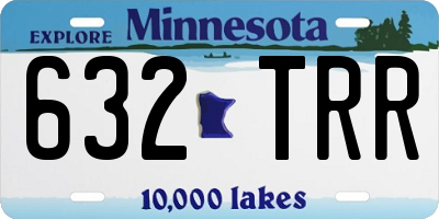 MN license plate 632TRR