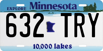 MN license plate 632TRY