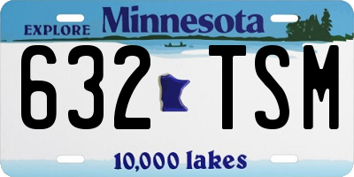 MN license plate 632TSM