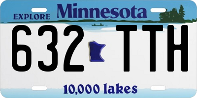 MN license plate 632TTH