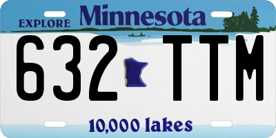 MN license plate 632TTM