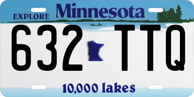 MN license plate 632TTQ