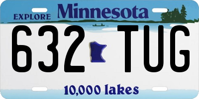 MN license plate 632TUG