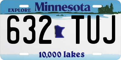 MN license plate 632TUJ