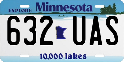 MN license plate 632UAS