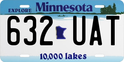 MN license plate 632UAT