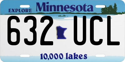 MN license plate 632UCL