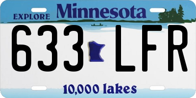 MN license plate 633LFR