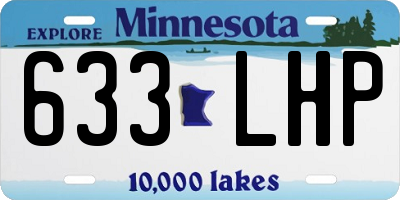 MN license plate 633LHP