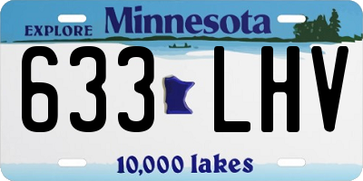 MN license plate 633LHV