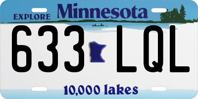 MN license plate 633LQL