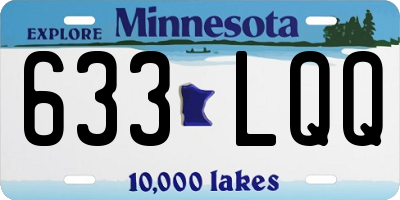 MN license plate 633LQQ