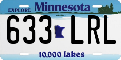 MN license plate 633LRL