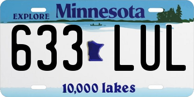 MN license plate 633LUL