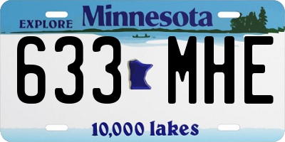 MN license plate 633MHE