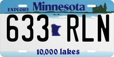 MN license plate 633RLN