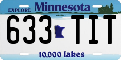 MN license plate 633TIT