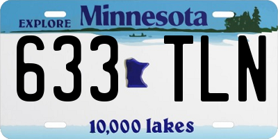 MN license plate 633TLN