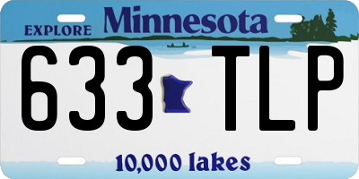 MN license plate 633TLP