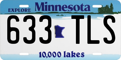 MN license plate 633TLS