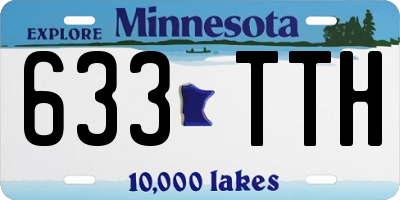 MN license plate 633TTH