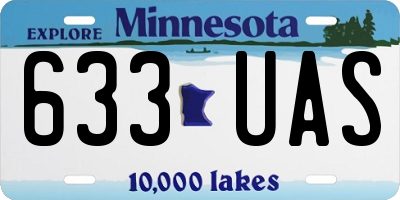 MN license plate 633UAS