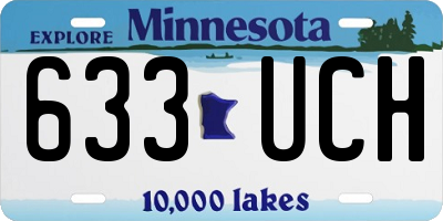 MN license plate 633UCH